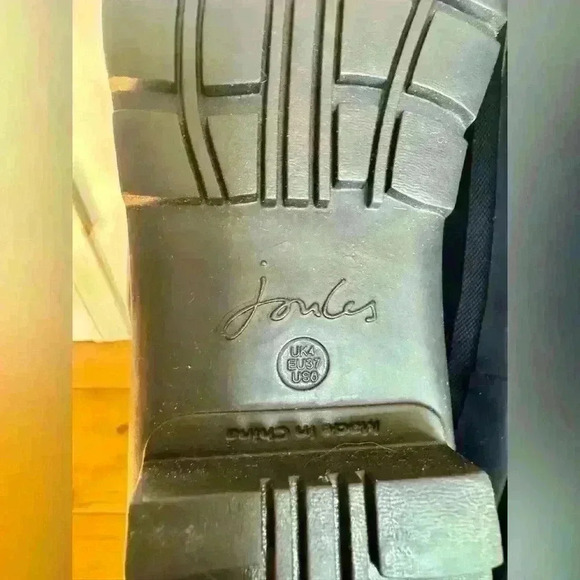 Joules welly women’s tall rain boots NWT dark purple US size 6 - Picture 7 of 12